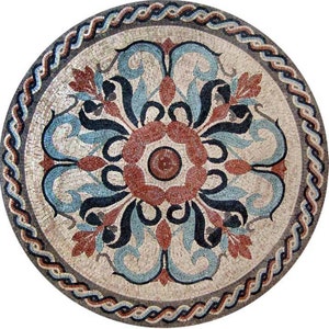 Mosaic Medallion Floral Mosaic image 3