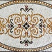 Arabesque Marble Rug Mosaic - Sand - Etsy