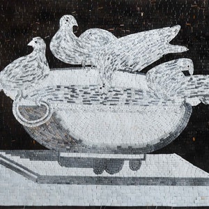 Mosaic Wall Art - Bird Bath