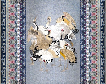 Mosaic Bird Art Rug - Luxurious Living Room Home Decor