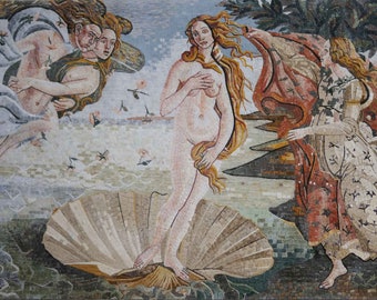 Narodziny Wenus Sandro Botticelli – reprodukcja dzieła mozaikowego