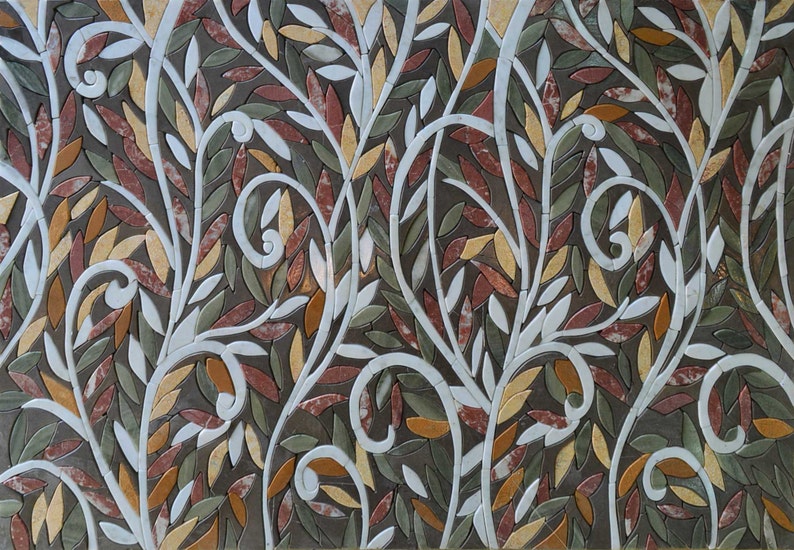 Abstract Entangled Design Mosaic - Etsy