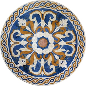 Mosaic Medallion Floral Mosaic image 4