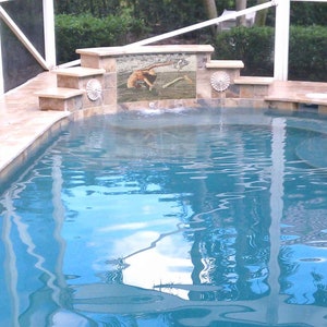Dancing Mermaid Mosaic Art Scenery