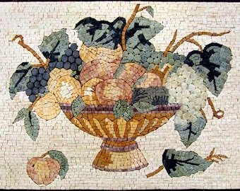 Foglie - Fruit Bowl Mosaic Art