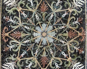 Ornamentales Blumenmosaik - Hans I