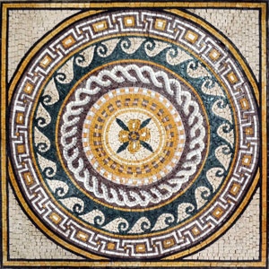 Greek Mosaic Medallion Art For Home Decor Marble Mosaic Roman Art Medallion Custom Made