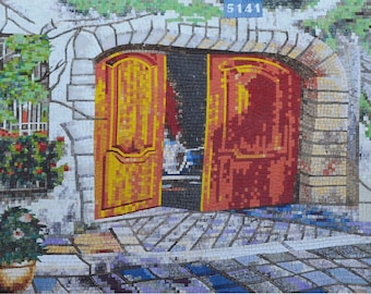 Old Town House - Mosaic Wall Art