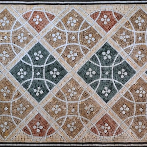 Amelie III - Geometric Mosaic Floor Tile