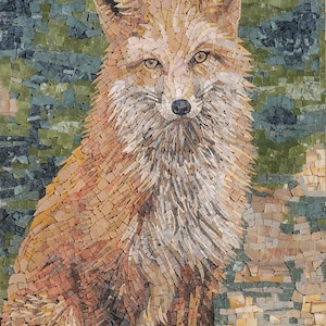 Animal Mosaic Art - Le Renard