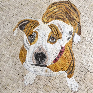 Dog Mosaic - Mosaic Wall Art