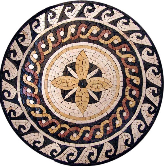 Roman Mosaic Tile for Walls Floors or Table Tops Etsy