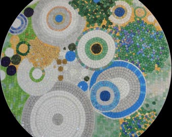 Abstract Glass Mosaic - Anastasia II