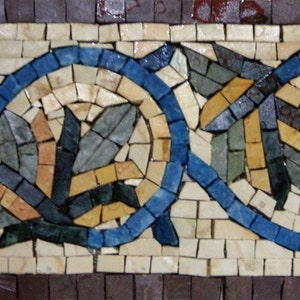 Mosaic Stone Border Art