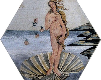 Sandro Botticelli „Narodziny Wenus” – reprodukcja mozaikowa