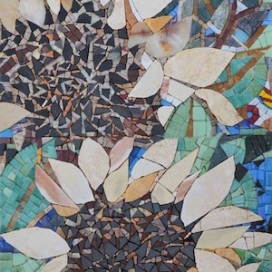 Sunflower Mosaic Art Design