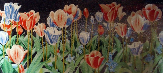 Flower Garden Mosaic Designs - Etsy