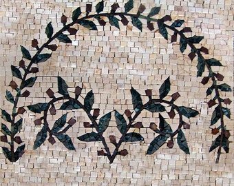 Olive Branch Mosaic Tile Patterns