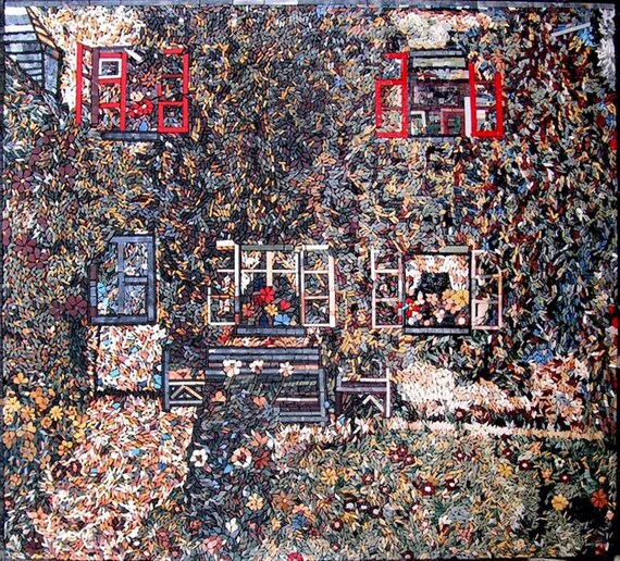 グスタフ・クリムト「ヴァイセンバッハの森人」 - モザイク複製 - Etsy
