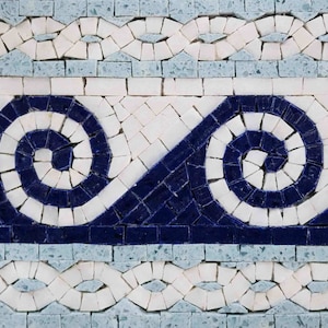 Ocean Waves - Mosaic Border