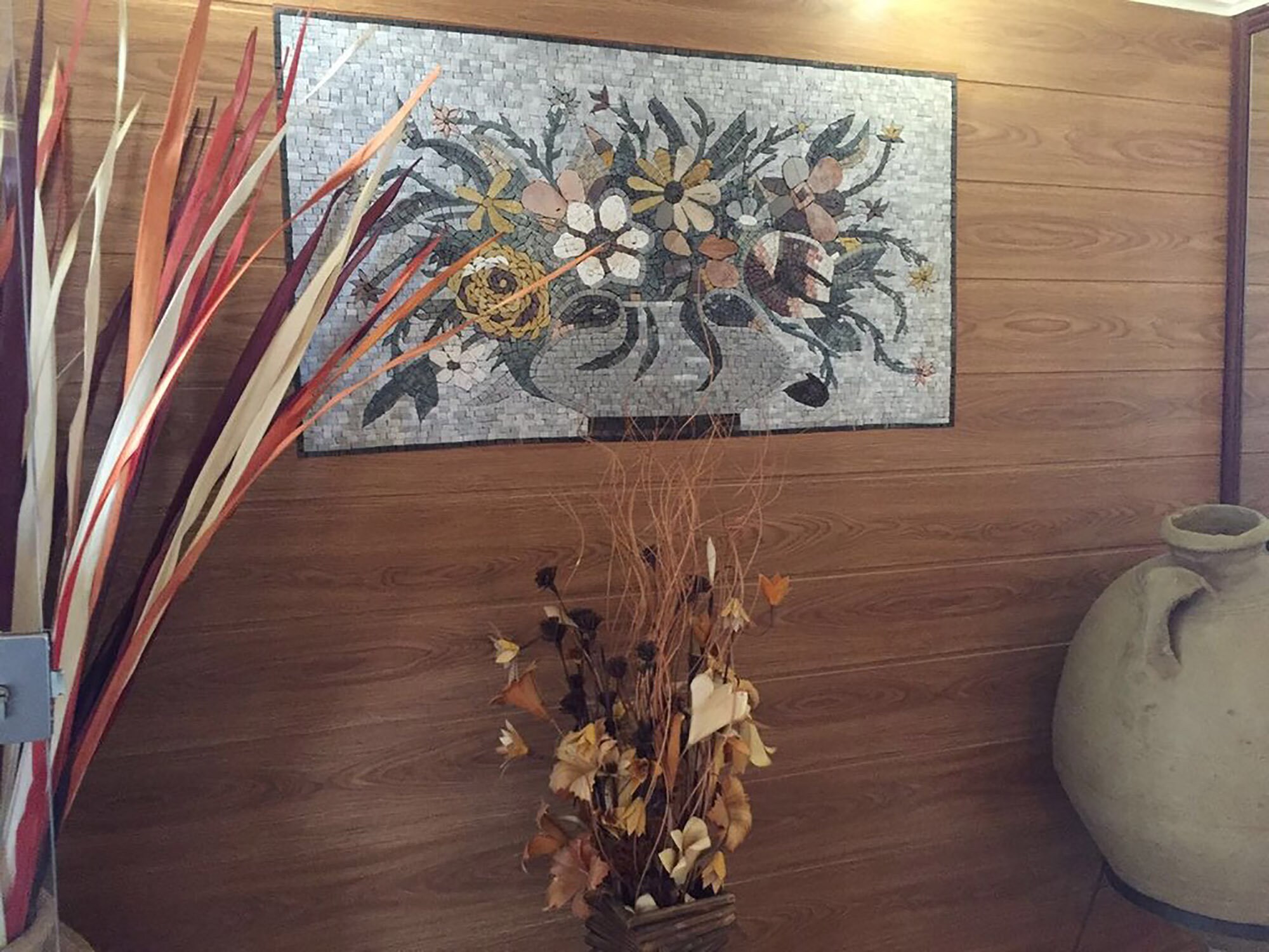 Flower Mosaic Vase