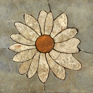 Daisy Flower Mosaic Tile Pattern - Etsy