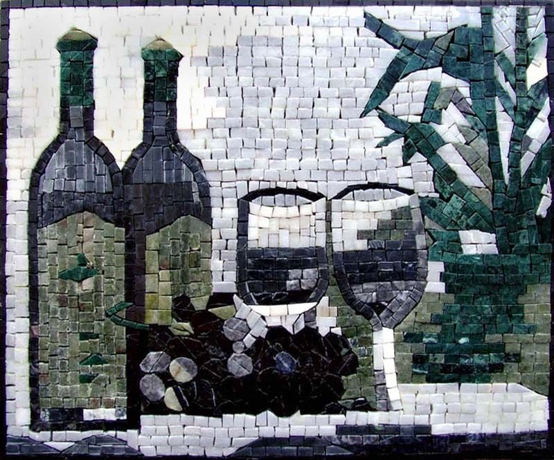 Mosaic Patterns - Vino Bottiglia