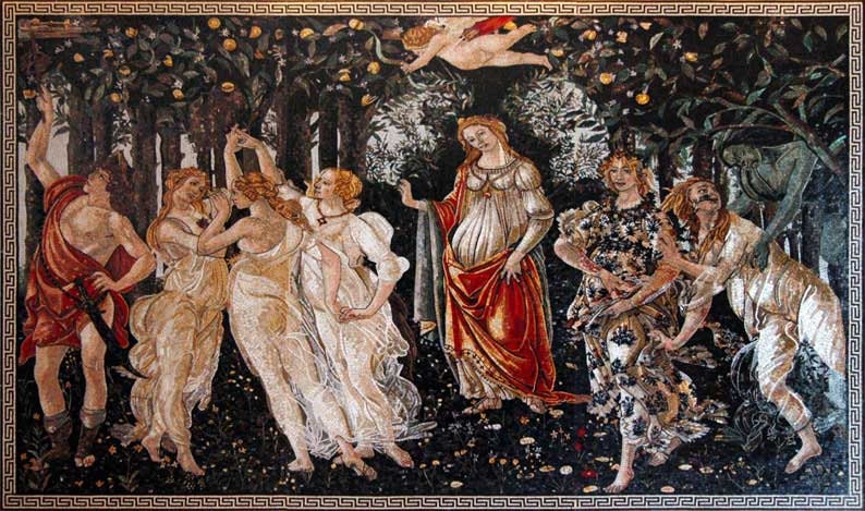 Sandro Botticelli la Primavera Mosaic Reproduction - Etsy