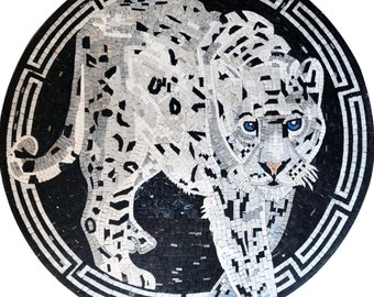 Leopard Mosaic - Mosaic Medallion