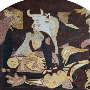 Mosaic Art - Pablo Picasso "Third Guernica" Reproduction