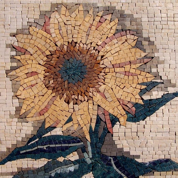 Sunflower Mosaic Accent Tile