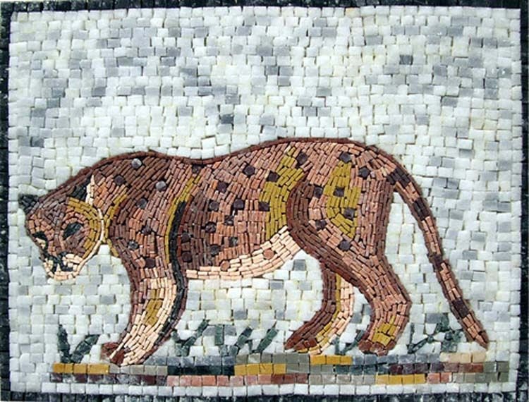 Africa Leopard Mosaic Tile - Love Mosaic