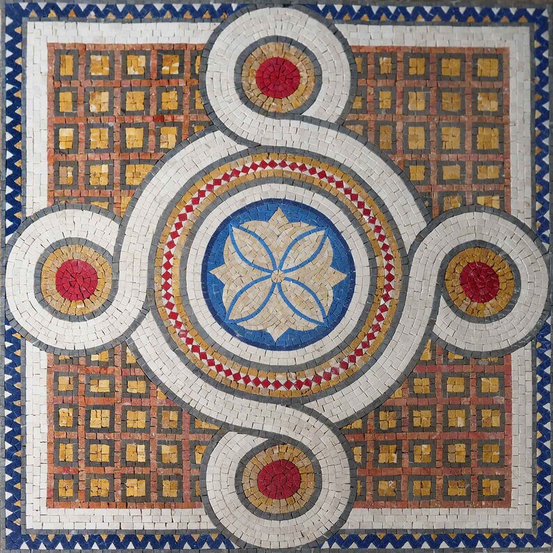 Patterned Moroccan Mosaic Tile Art Design - Etsy