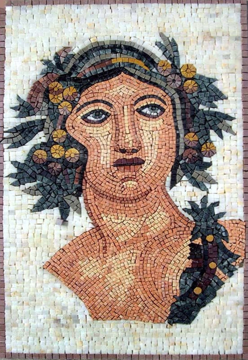 Roman Goddess Pomona Mosaic image 1