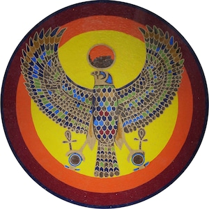 Ancient Egyptian God - Mosaic Art