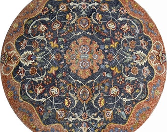 Boden Blumen Mosaikfliese - Cadence