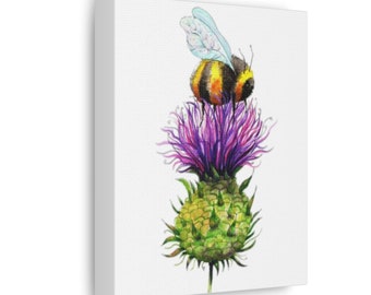 Bee Stretched Canvas Art