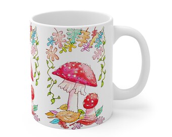 Toadstool mug.