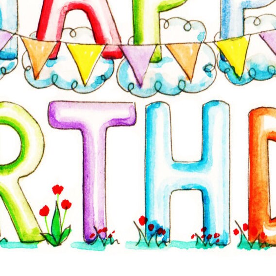 printable card birthday card pdf downloadable card printable etsy