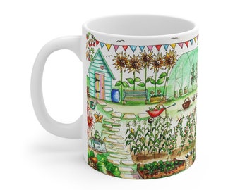 Gardeners Mug, Allotment Mug, Allotment Gifts