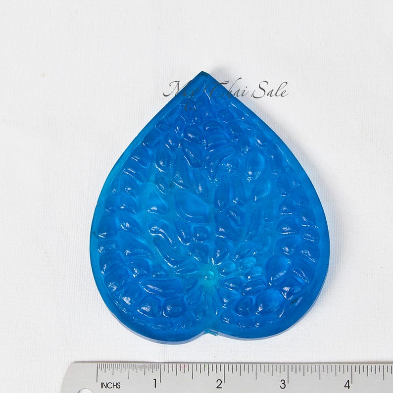 Solid vein stamp Anthurium petal L For polymern clay EVA Foam fabric flower making