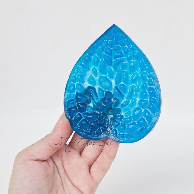 Solid vein stamp Anthurium petal L For polymern clay EVA Foam fabric flower making