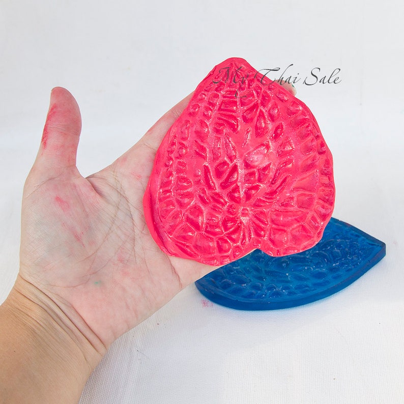 Solid vein stamp Anthurium petal L For polymern clay EVA Foam fabric flower making