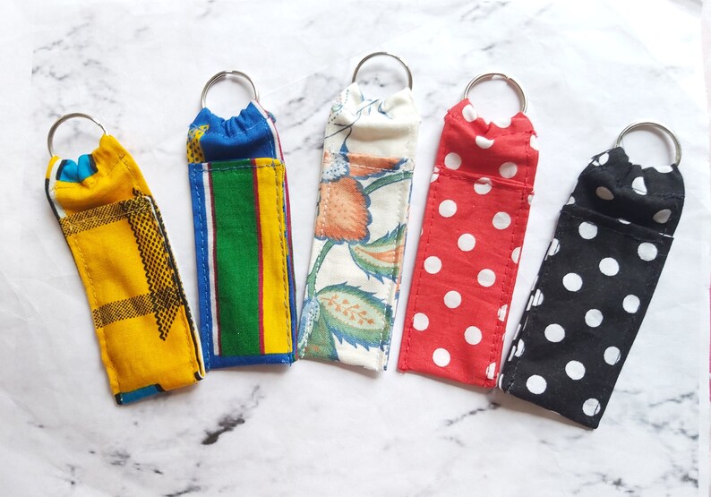 Lip balm holder chapstick keyring Valentines day gift Etsy