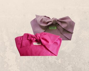 Pink Scarf Box Set, Hair and Neck Scarves