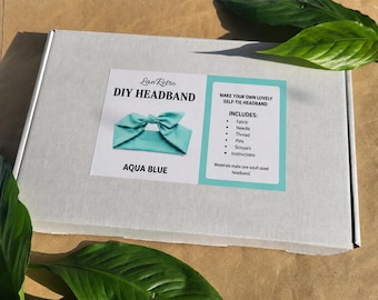 Headband Sewing Kit For Beginners, Easy Mindfulness DIY Hair Scarf