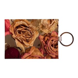 Rose Print Card Holder, Gift For Her