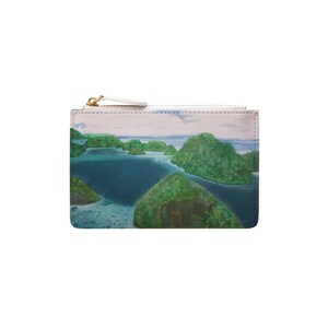 Seascape Illustrated Coin Purse, Mum Birthday Gift