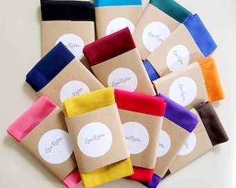 Self-Tie Headbands Pack of 3, Pick And Mix Plain Colour Hair Scarf Bundle