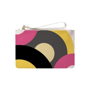 Pink Retro Clutch Bag, Gift For Mum
